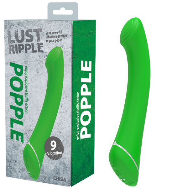 CHISA Lust Ripple G-Spot Vibrator Green