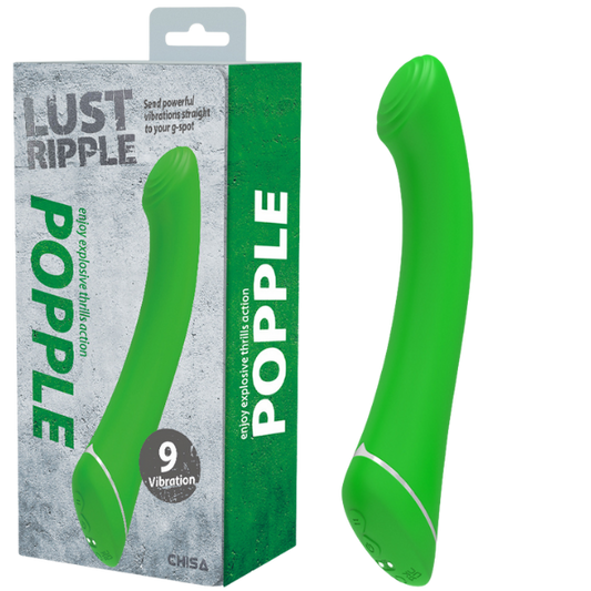 CHISA Lust Ripple G-Spot Vibrator Green