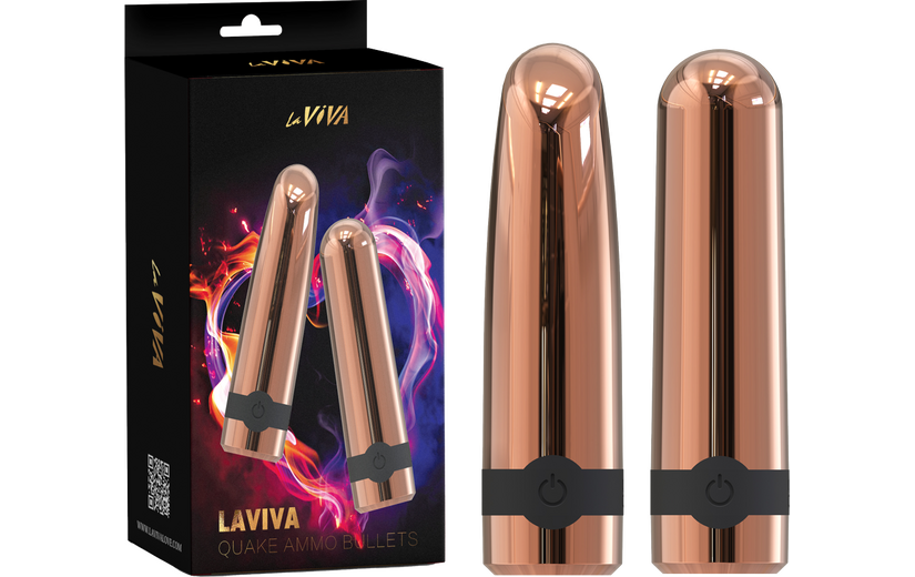 La Viva Quake Ammo Bullets Rose Gold