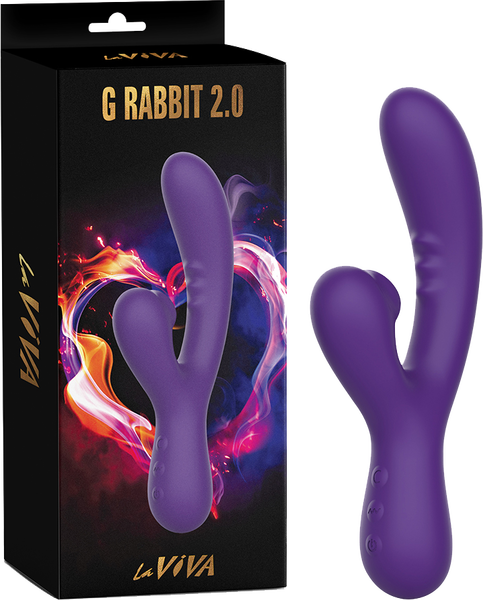 La Viva G-Rabbit 2.0 Rechargeable Rabbit Vibrator Purple