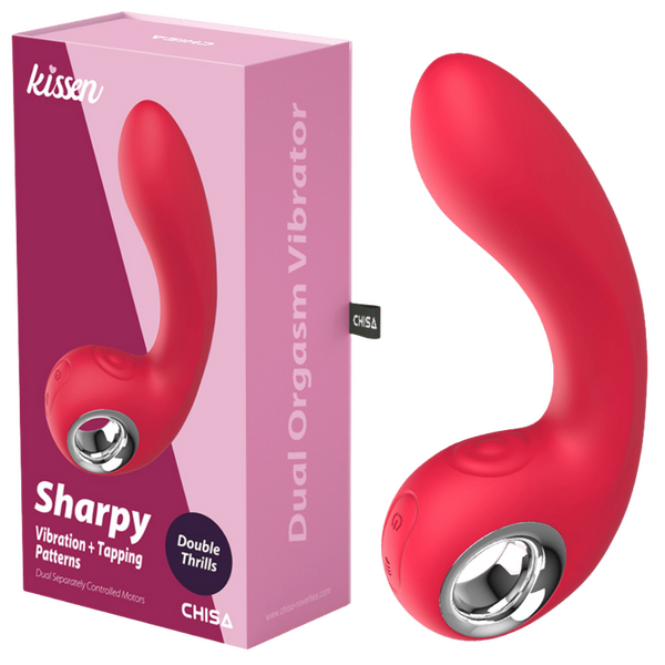 CHISA Kissen Sharpy Tapping Vibrator Pink