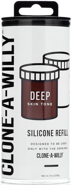 Clone a Willy Silicone Refill Deep Skin Tone