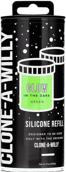 Clone a Willy Silicone Refill Glow Green