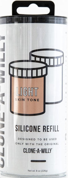 Clone a Willy Silicone Refill Light Skin Tone