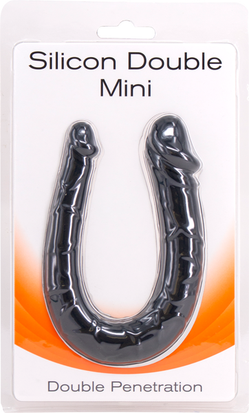 Seven Creations Silicon Double Mini Dildo Dong Black