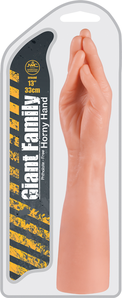 Excellent Power 13" Horny Hand (Flesh) Fantasy Dildo Dong