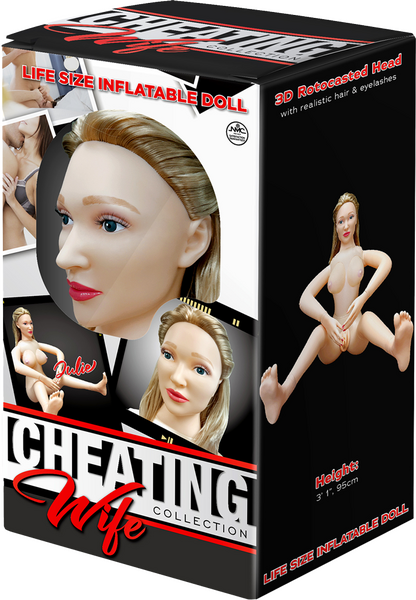 Excellent Power | Cheating Wife - Julie - Flesh Sitting Inflatable Lifesize Doll