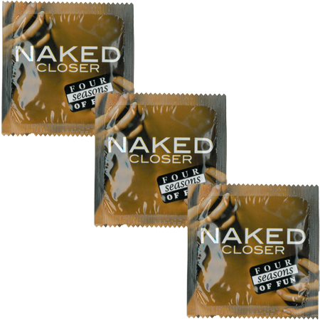 Four Seasons Naked Closer Fit Condoms Bulk 144