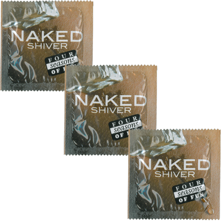 Four Seasons Naked Shiver Condoms Bulk 144