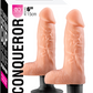 Excellent Power Conqueror 6" (15cm) Vibrating Dildo Flesh w Suction Cup