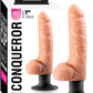 Excellent Power Conqueror 7" (18cm) Vibrating Dildo Flesh w Suction Cup