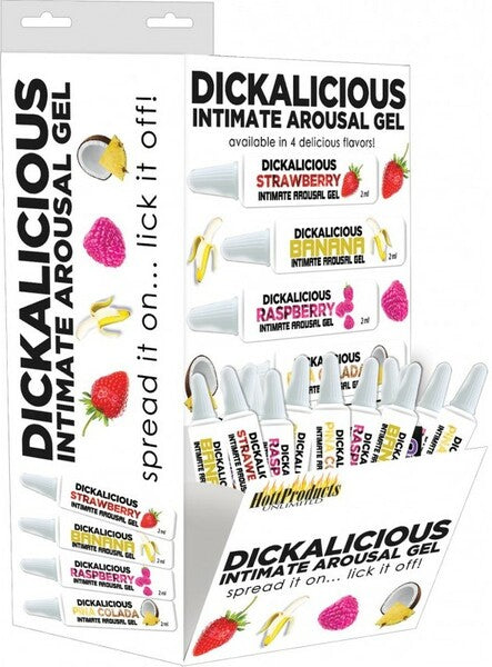 Hott Products | Dickalicious Penis Arousal Gel (144 Pieces of 2ml Tubes Display)