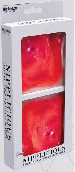 Hott Products | Furball Nipplicious Pasties Red