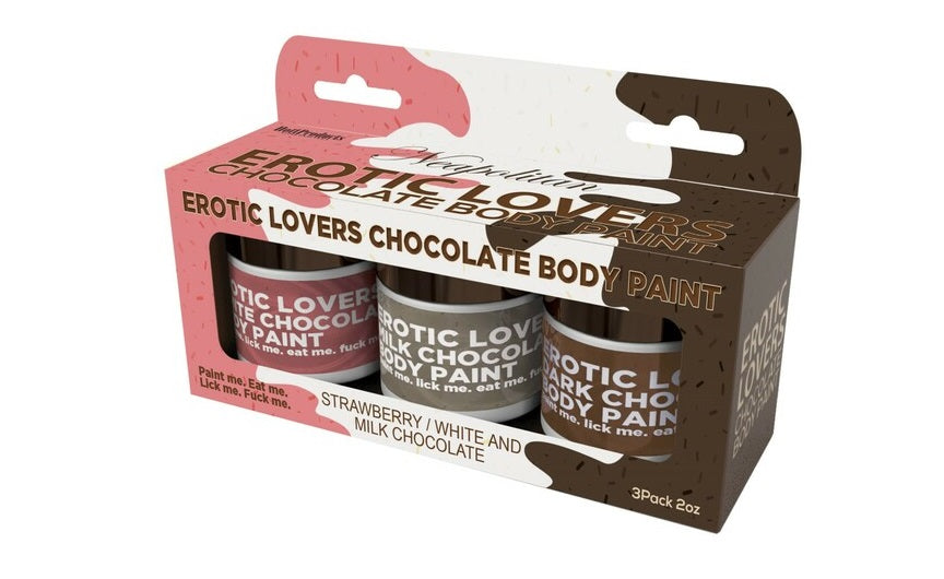 Hott Products | Chocolate Lovers Neapolitan Body Paints - 3 Pack