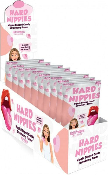 Hott Products |  Hard Nippies Candies (12 X Display)