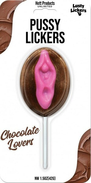 Hott Products |  Lusty Lickers Pussy Pop (Chocolate)