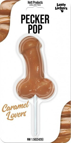 Hott Products | Lusty Lickers Pecker Pop (Caramel)