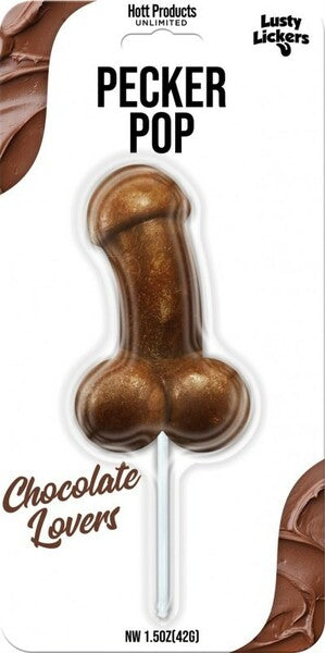 Hott Products | Lusty Lickers Pecker Pop (Chocolate)