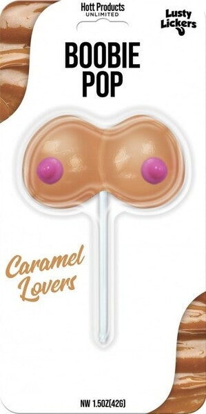 Hott Products | Lusty Lickers Boobie Pop (Caramel)