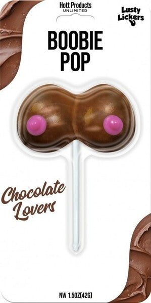 Hott Products | Lusty Lickers Boobie Pop (Chocolate)