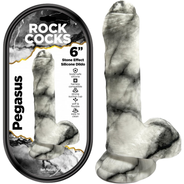 Hott Products | Rock Cocks - Pegasus 6" Textured Dildo