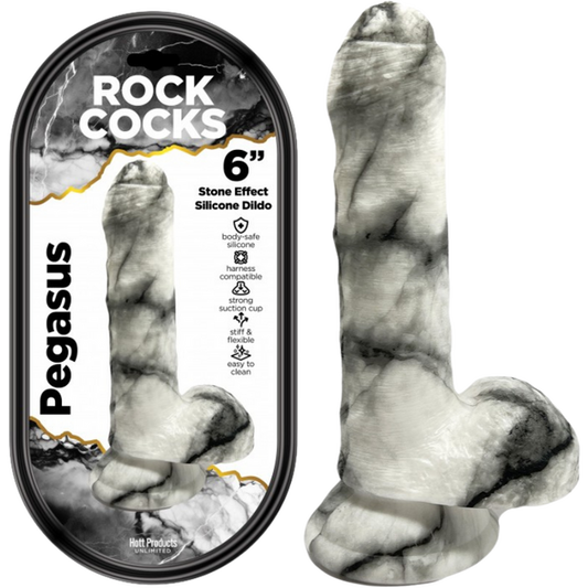 Hott Products | Rock Cocks - Pegasus 6" Textured Dildo