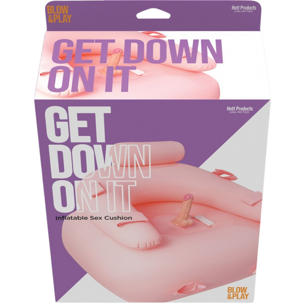 Hott Products | Get Down On It Inflatable Sex Cushion with Vibrating Dildo