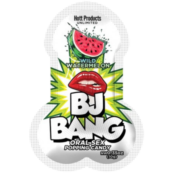 Hott Products | BJ Bang - Oral Sex Popping Candy Cherry/Watermelon/Strawberry - 3x10g - 3 Pack