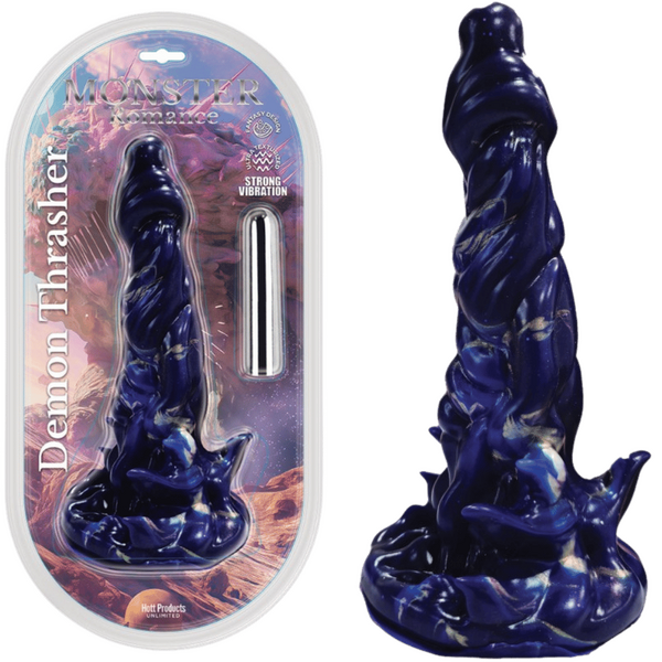 Hott Products | Monster Romance - Demon Thrasher Vibrating Fantasy Dildo