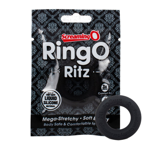 ScreamingO RingO Ritz Cock Ring Black