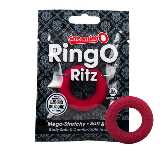 ScreamingO RingO Ritz Cock Ring Red