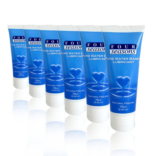 Four Seasons Regular Water Based Lubricant 6x75ml - 6 Pack