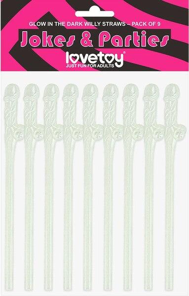 Lovetoy | Willy Straws (Glow in the Dark))