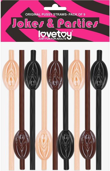 Lovetoy | Pussy Straws (Flesh, Brown, Black)