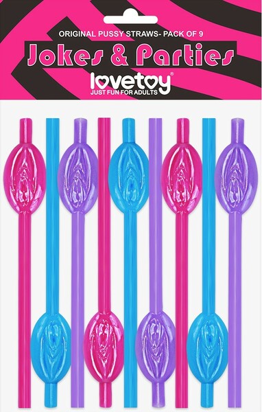 Lovetoy | Pussy Straws (Blue, Pink, Purple)