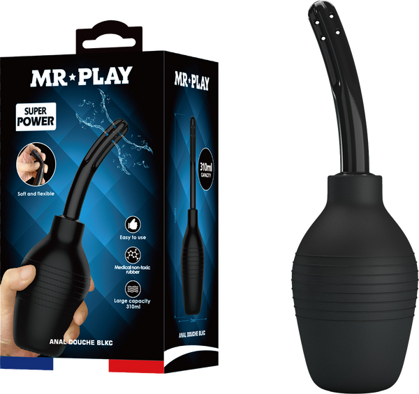 Pretty Love Mr. Play Anal Douche BLKC 310ml Enema Black