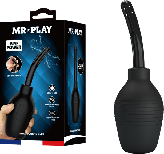 Pretty Love Mr. Play Anal Douche BLKC 310ml Enema Black