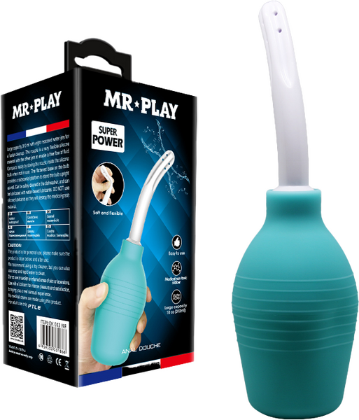 Pretty Love Mr. Play Anal Douche 310ml Enema Blue