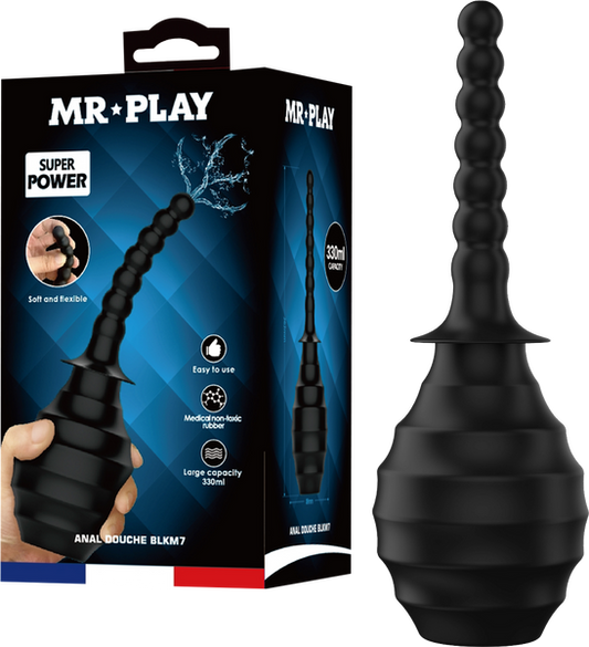 Pretty Love Mr. Play Anal Douche Enema BLKM7 Black