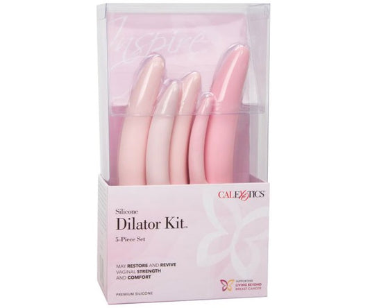 CalExotics Inspire Silicone Dilator 5-Piece Set (Pink)