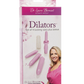 CALEXOTICS Dr. Laura Berman Dilator Set (4 Sizes + Sleeve)