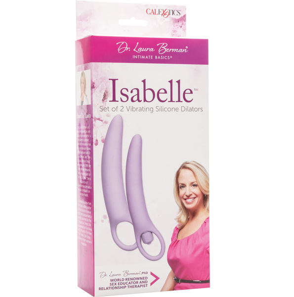 CALEXOTICS Dr. Laura Berman - Isabelle Set Of 2 Vibrating Silicone Dilators Set