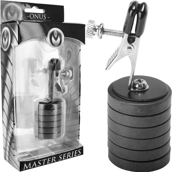 Master Series Onus Nipple Clip W-magnet Weights