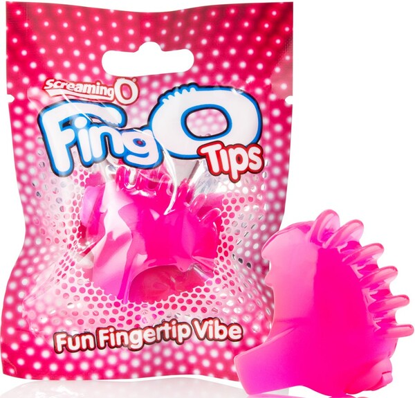 ScreamingO Fingo Tips - Tingling Mini Micro Finger Vibe Vibrator Pink