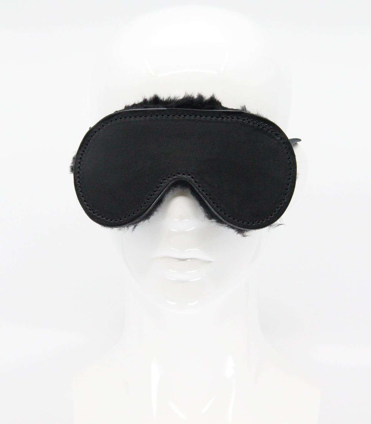 Love In Leather Sheepskin Lined Blindfold