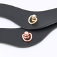 Love In Leather Faux Leather Posture Collar With Gold or Rose Gold