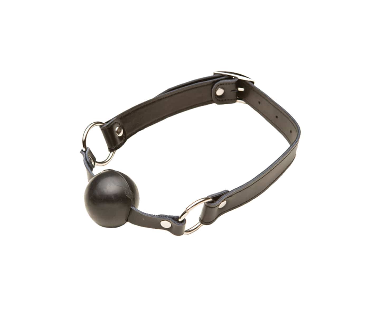 Love In Leather Faux Leather Gag With Solid Ball GAG001