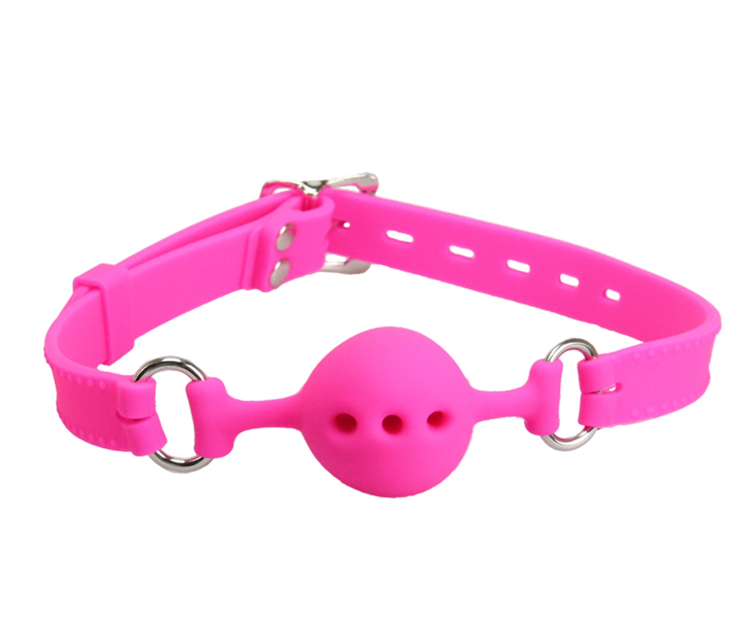 Love In Silicone Bit Gag With Petite Breathable Ball GAG011A