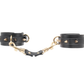 Love In Leather Spiked Faux Leather Wrist Cuffs With Gold & Rose Gold Tone