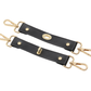 Love In Leather Faux Leather Hog Tie Gold/Rose Gold/Silver Tone Hardware